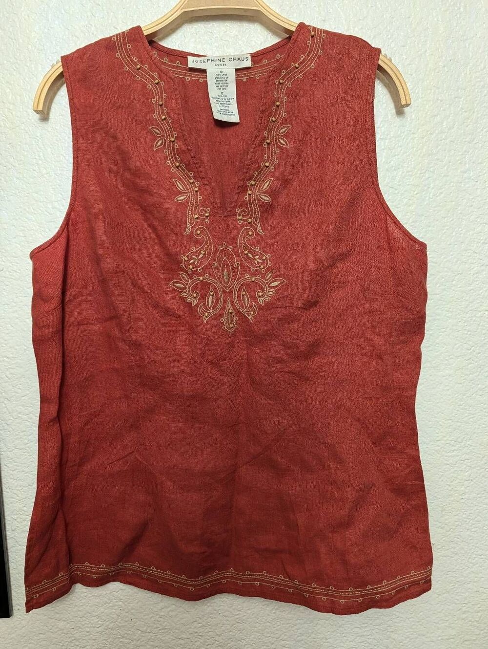 Josephine Chaus sport linen top